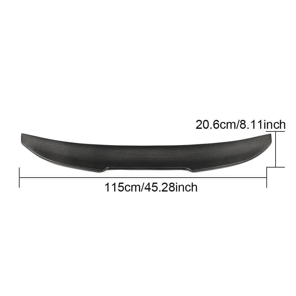 Spoiler V3 (Carbon) for Audi A6 C6 2004-2011 - image 6