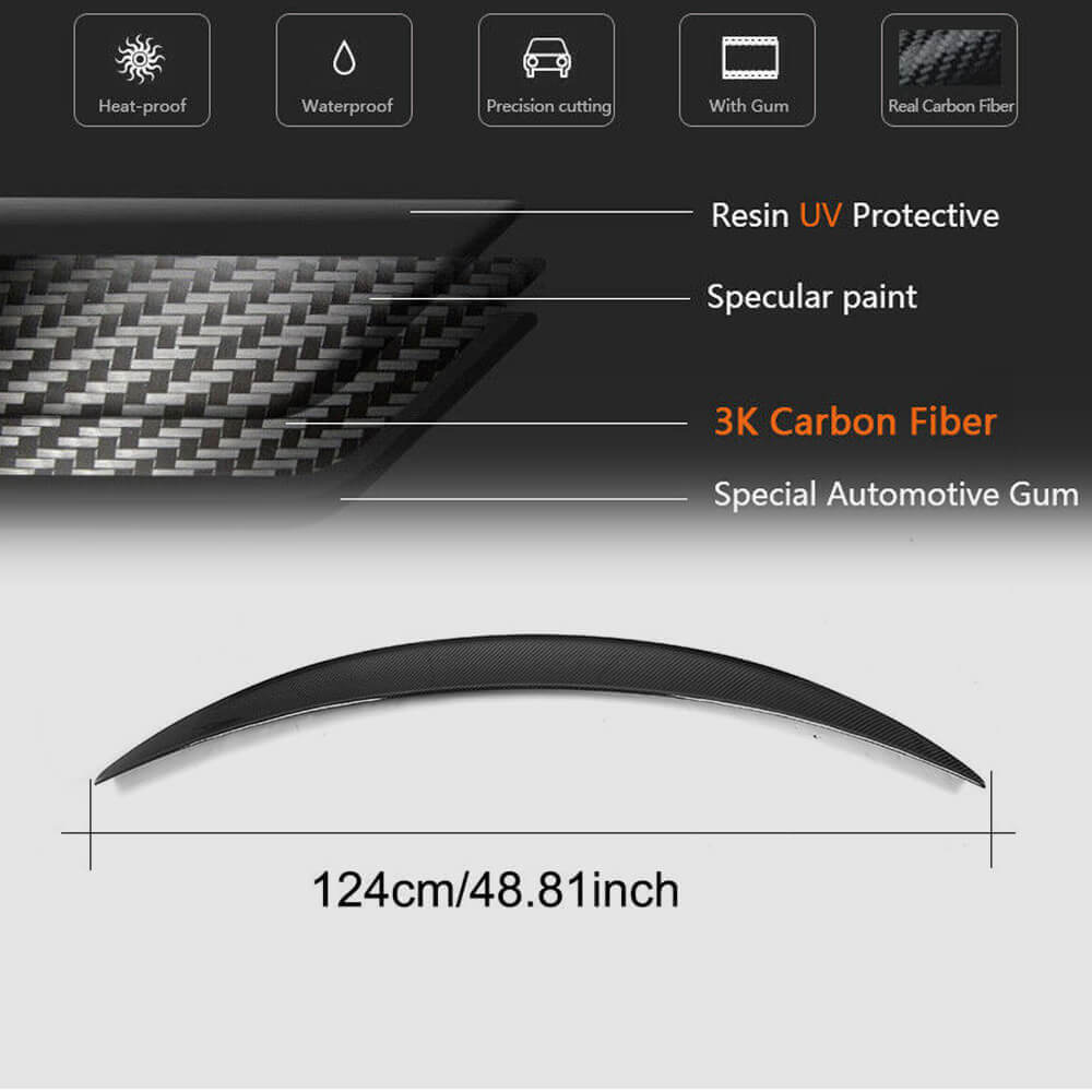Spoiler V1 (Carbon) for Mercedes GLC coupe C253 2016-2023 - image 6