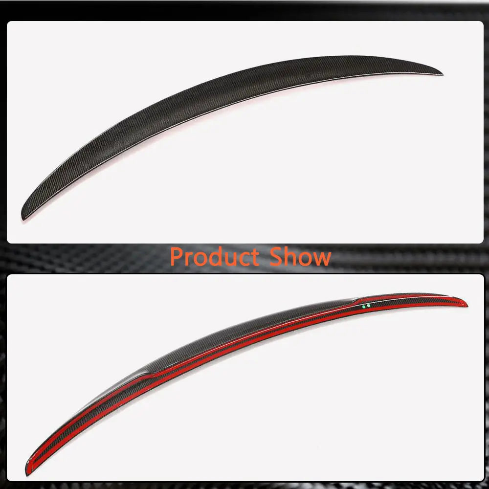 Rear Trunk Spoiler Carbon Fiber V3 for BMW 7 series G11/G12 - image 6