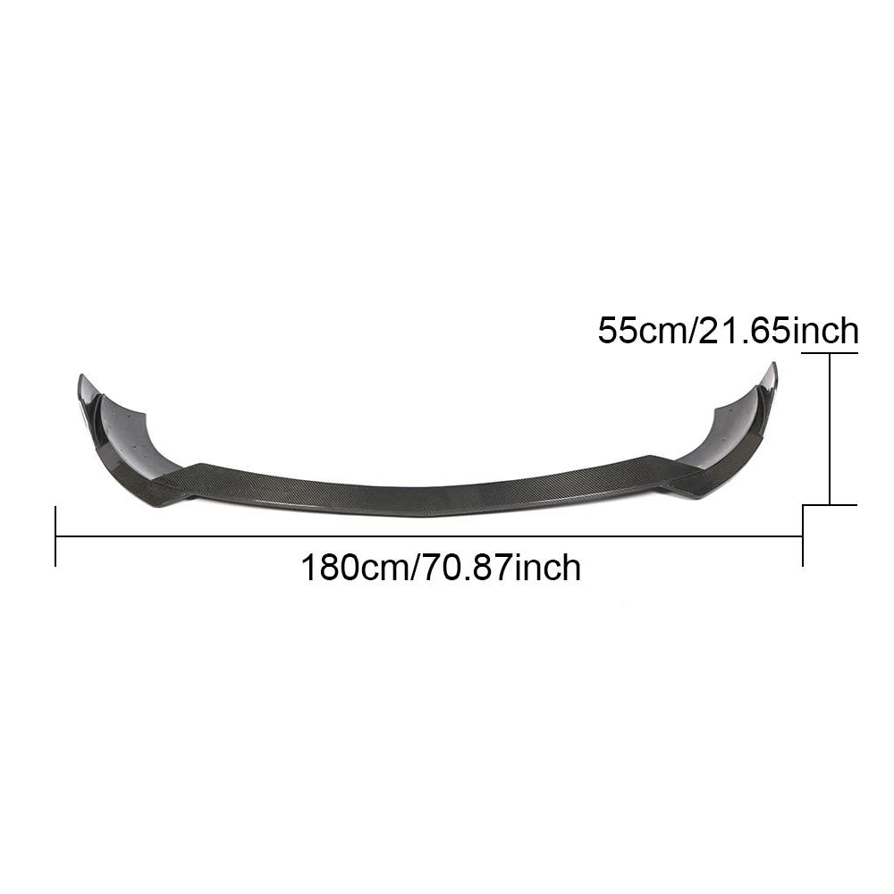 Front Bumper Lip Spoiler (for AMG-Line 2014-2017, Carbon) for Mercedes S-сlass W222 2013-2020 - image 6