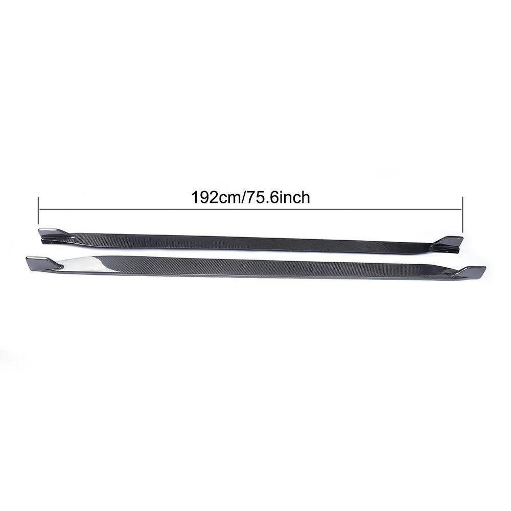 Side Skirts V2 (Carbon) for Ford Mustang 2015-2023 - image 6