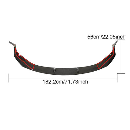 Front Bumper Lip Spoiler (for GS F 2015-2020, Carbon) for Lexus GS 2011-2020 - image 6