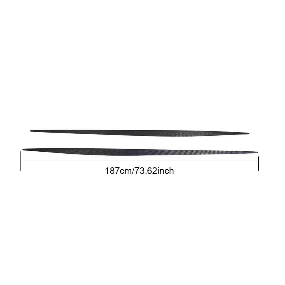 Side Skirts (for AMG-Line 2015-2018, Carbon) for Mercedes S-class C217 Coupe 2014-2020 - image 6
