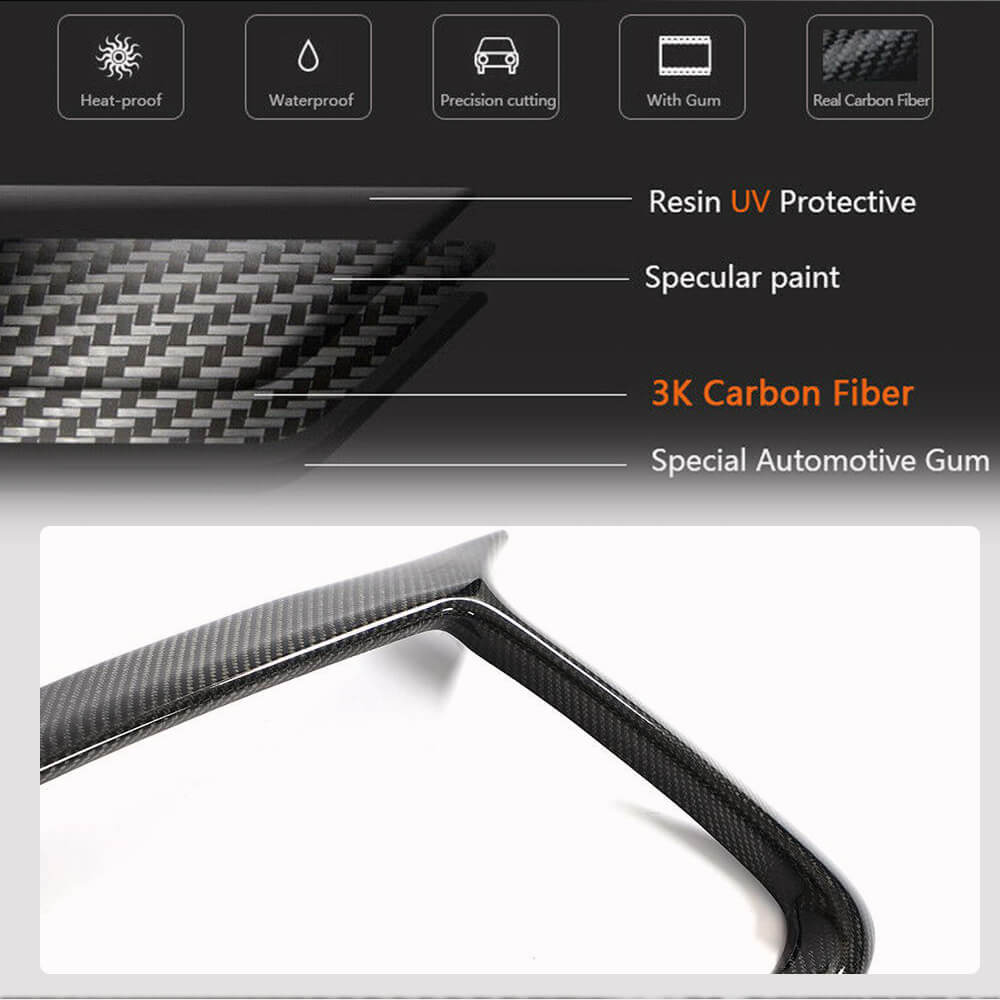 Front Grille Surround Trim (for Q60 2016-2022, Carbon) for Infiniti Q50/Q60 2013-2024 - image 6
