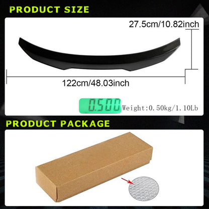 Rear Trunk Spoiler Dry Carbon Fiber V8 (SD) for BMW 3 series G20/21 2018- - image 6