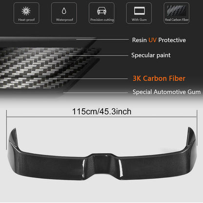 Spoiler V1 (for S-Line HB, Carbon) for Audi A3 2012-2020 - image 6