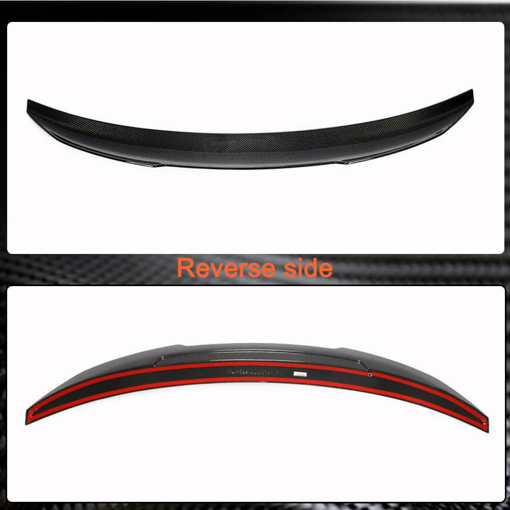 Rear Trunk Spoiler Carbon Fiber V1 (for G26) for BMW I4 (G26) 2022- - image 6