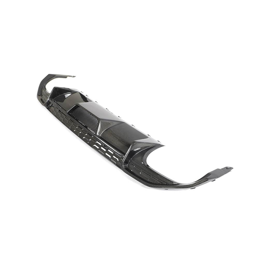 Rear bumper diffuser V1 (for S-Line Sedan 2020-2023, Carbon) for Audi A3 2020- - image 6