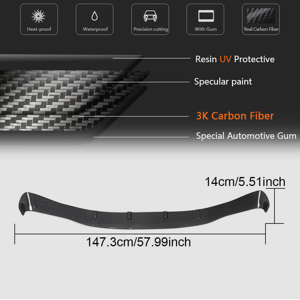 Rear Bumper Diffuser for AMG-Line SD 2019-2022, Carbon for Mercedes CLA C118 2019- - image 6