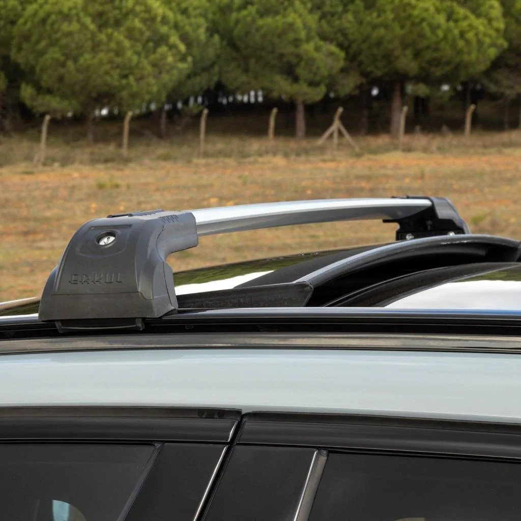 Roof Rack Cross Bars for Integrated Roof Rails Strong V2 120 cm (2 pcs) for Ford Puma 2019- - image 6