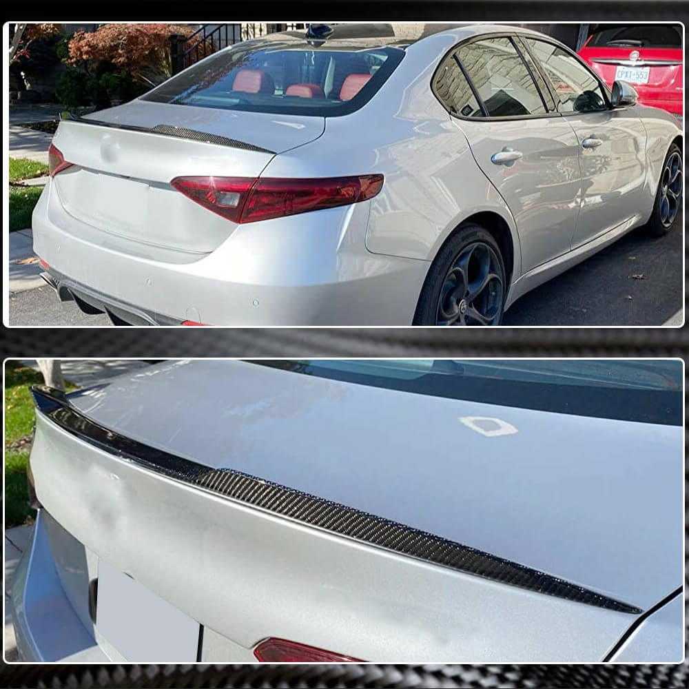 Spoiler V5 (Dry Carbon) for Alfa Romeo Giulia 2016-2022 - image 6