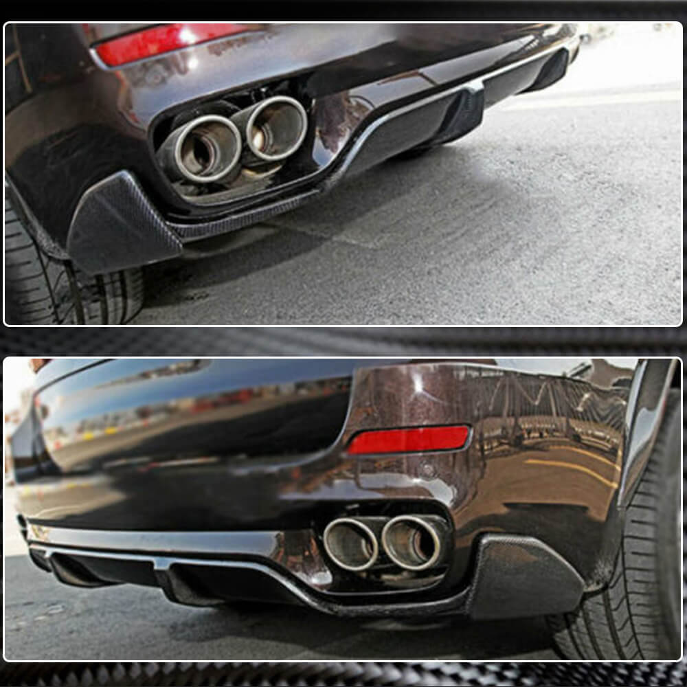 Rear Bumper Diffuser V1 (for M-Sport, Carbon) for BMW X5 F-15 2013-2018 - image 6