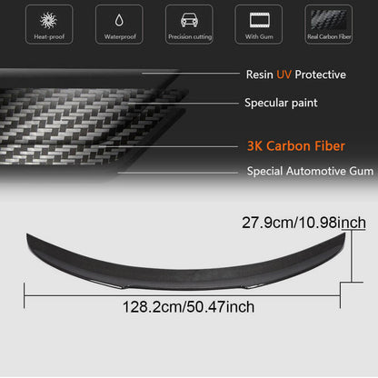 Spoiler V4 (Carbon) for Alfa Romeo Giulia 2016-2022 - image 6