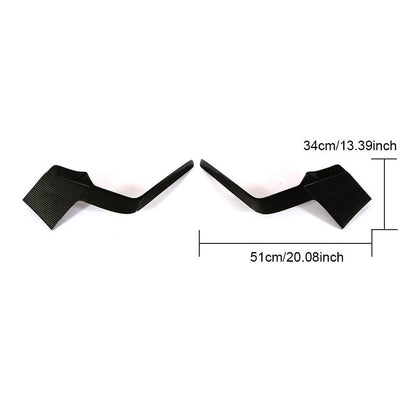Covers on the front bumper (R/R-line HB 2017-2020, Carbon) for Volkswagen Golf 7/E-Golf - image 6