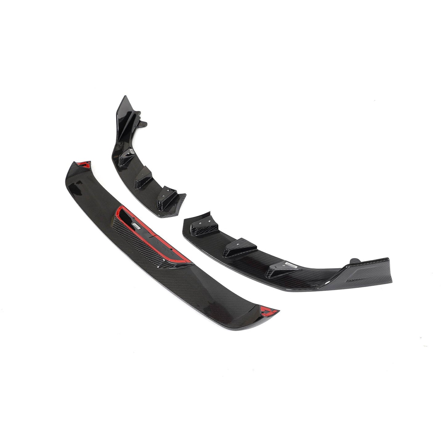 Front Bumper Lip Dry Carbon Fiber V4 (for G87) for BMW 2 Series G42 2021- - image 6
