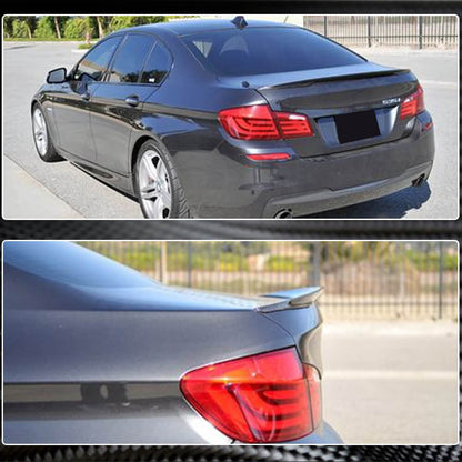 Rear Trunk Spoiler Carbon Fiber V9 (SD) for BMW 5 series F-10/11/07 2010-2016 - image 6
