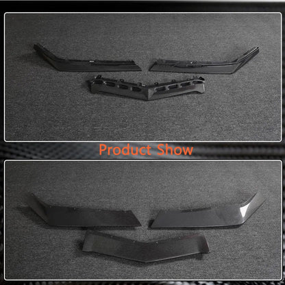 Front Bumper Lip Spoiler (for Z06, 2020-2024, Carbon) for Chevrolet Corvette C8 2019- - image 6