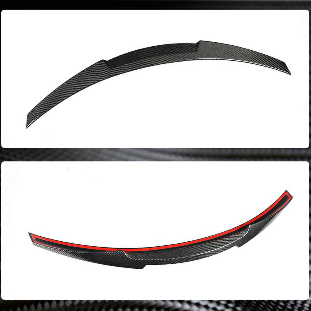 Rear Trunk Spoiler Carbon Fiber V9 (for F82) for BMW 4 series F-32 2012-2020 - image 6