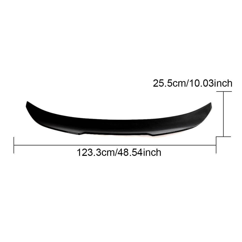 Rear Trunk Spoiler Dry Carbon Fiber V5 (SD) for BMW 3 series F-30/31/34 2012-2019 - image 6