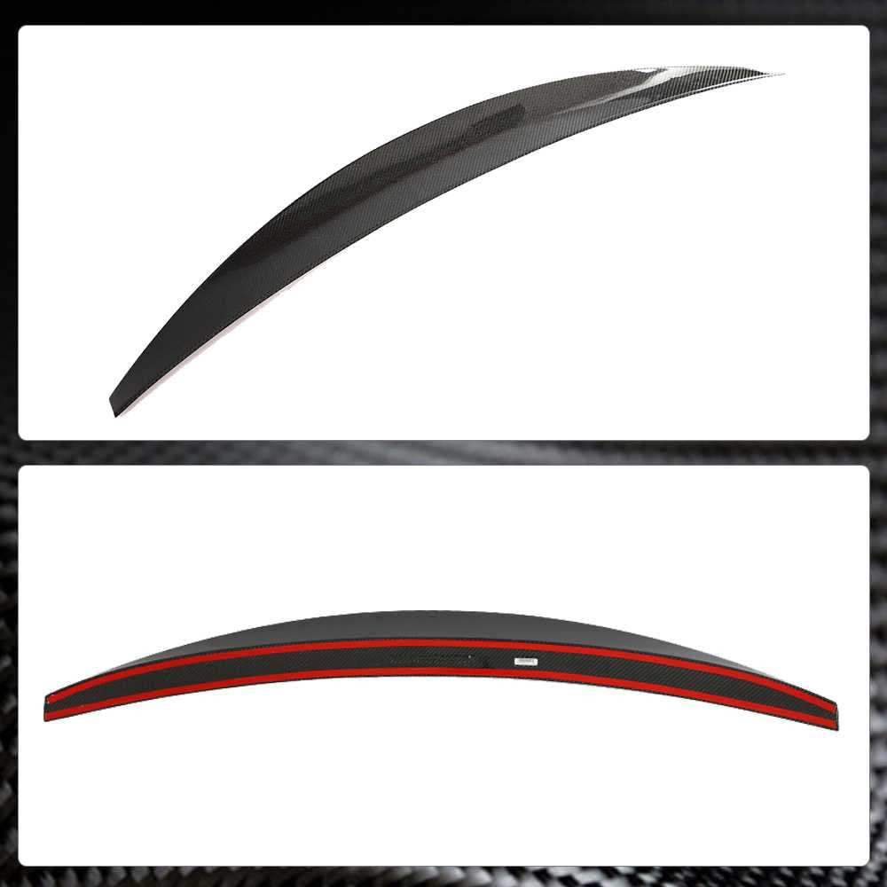 V1 Spoiler (for Sedan, Carbon) for Audi A4 B9 2015-2024 - image 6