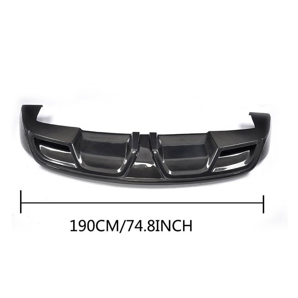 Rear Bumper Diffuser Carbon Fiber (2012-2015) for Tesla Model S - image 6