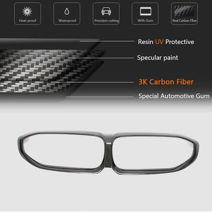 Grille Surround (2018-2022, Carbon) for BMW 3 Series G20/21 2018- - image 6