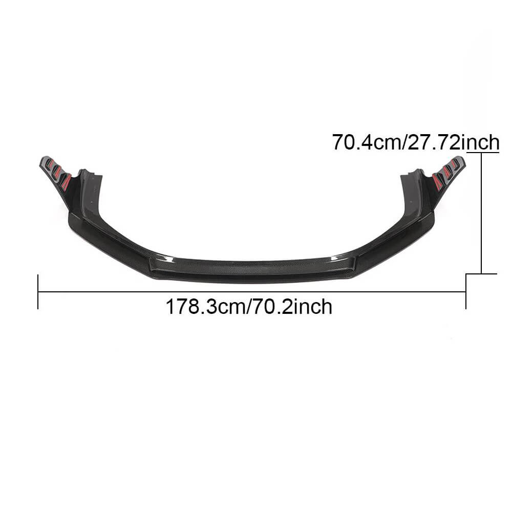 Cover on the front bumper Lip (for Carrera 4 GTS 2017-2018, Carbon) for Porsche 911 2012-2018 - image 6