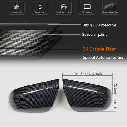 Mirror Covers (Carbon) for Cadillac ATS 2012-2019 - image 6