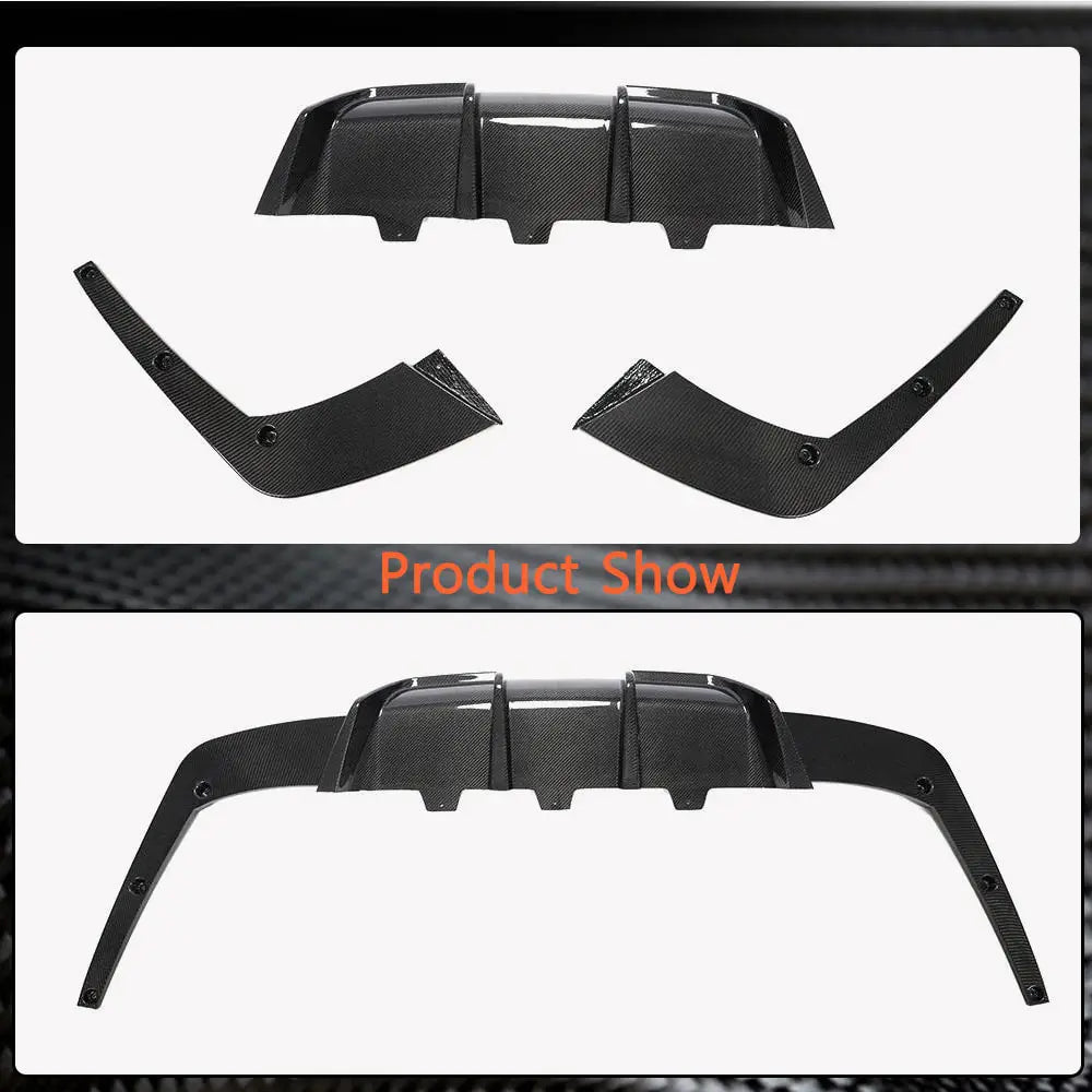 Rear Bumper Diffuser Carbon Fiber V4 (for M6) for BMW 6 F12/F13/F06 2011-2015 - image 6