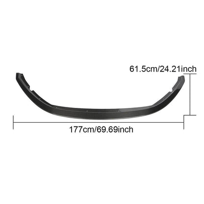 Front Bumper Lip Spoiler (2007-2009, Carbon) for Maserati GranTurismo 2007-2019 - image 6