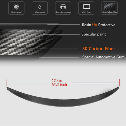 Spoiler V4 (Carbon) for Maserati Quattroporte 2013-2023 - image 6