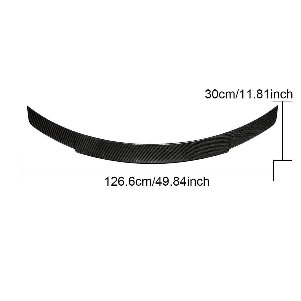 Spoiler V7 (for coupe 2015-2019, Carbon) for Mercedes C-class W205 2014-2021 - image 6