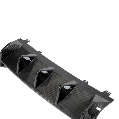 Rear bumper diffuser V2 (for S-Line 2021-2025, Carbon) for Audi A5 2016-2025 - image 6