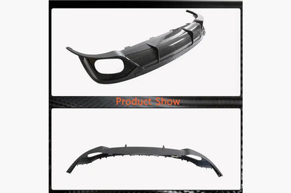 Rear bumper diffuser (2020-2023, Carbon) for Audi Q8 2018- - image 7