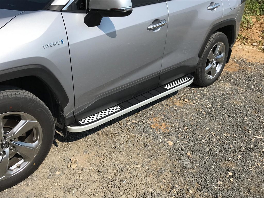 Side Steps Tayga V2 (2 pcs, Aluminum) for Toyota Rav 4 2019- - image 8