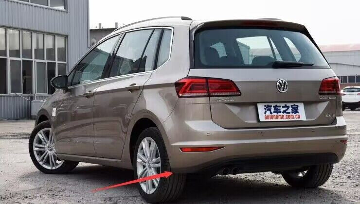 Original Mud Flaps Premium 2014-2017 (4 pcs) for Volkswagen Golf Sportsvan 2014-2020 - image 3