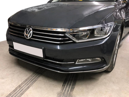 Trim lights and the strip (3 pieces, stainless steel) for Volkswagen Passat B8 2015-2023 - image 8