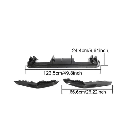 Rear Bumper Diffuser Carbon Fiber (for G82/G83 M4 2020-2023) for BMW 4 series G22/23/26 2020- - image 7