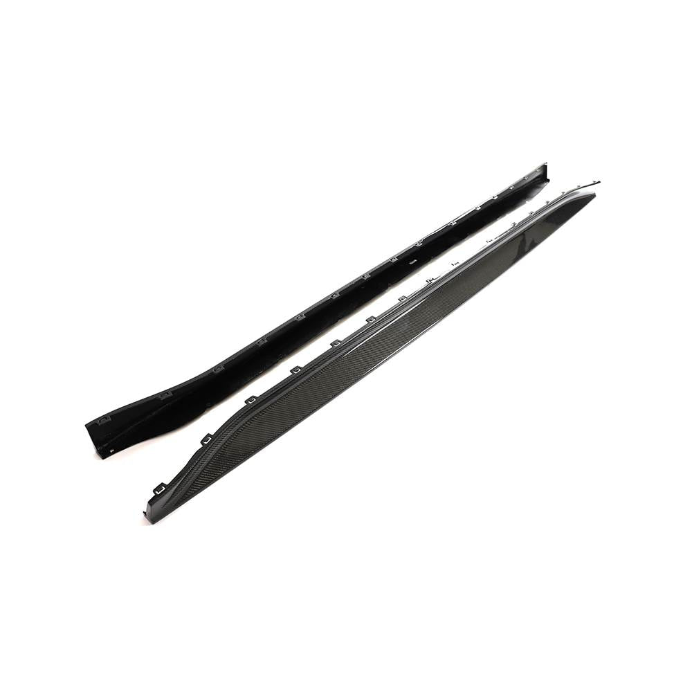 Side Skirt Extensions V5 (for G80, Carbon) for BMW 3 Series G20/G21 2018- - image 7