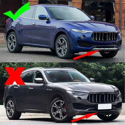 Front Bumper Lip V1 Add-on (for Base/S, Carbon) for Maserati Levante 2016- - image 7