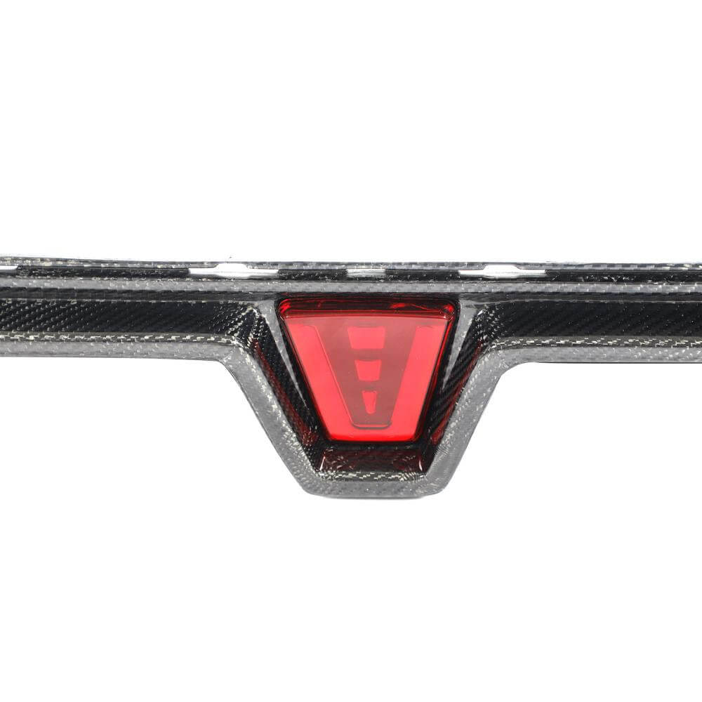Rear Bumper Diffuser Carbon Fiber V2 (2017-2020, F90) for BMW 5 Series G30/31 2017-2023 - image 7