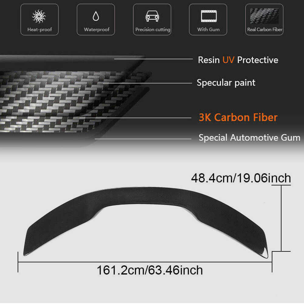 Spoiler V1 (Carbon) for McLaren 540C/570S - image 7