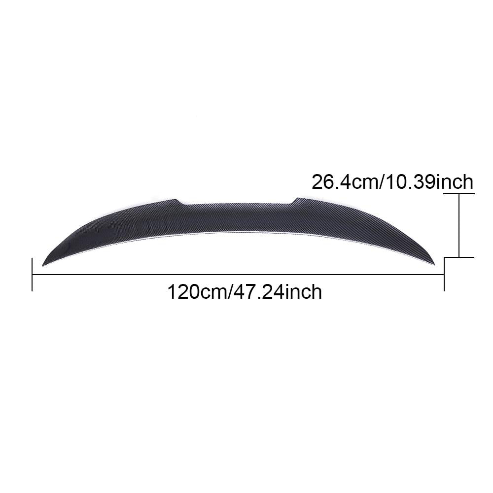 Rear Trunk Spoiler Carbon Fiber V1 (SD) for BMW 3 series E-90/91/92/93 2005-2011 - image 7