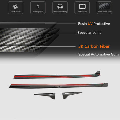 Side Skirts Carbon Fiber for Lamborghini Huracan - image 7
