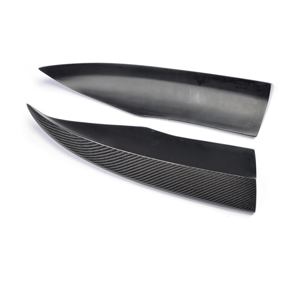 Rear Bumper Extensions Flap (for S-Line SD 2012-2016, Carbon) for Audi A3 2012-2020 - image 7