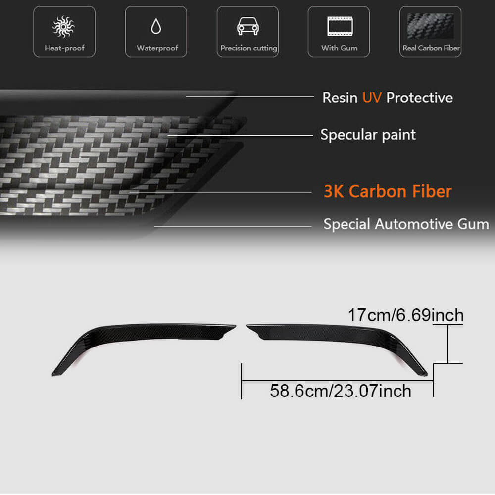 Fog light covers (for Base, Carbon) for Alfa Romeo Giulia 2016-2022 - image 7