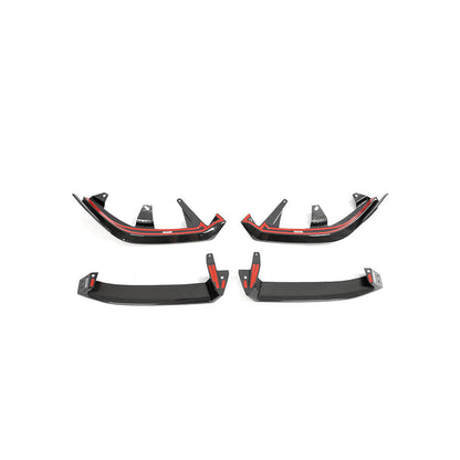 Front Bumper Lip (for M-Sport, Carbon) for BMW 5/i5 Series G60/60E/61 2023- - image 7