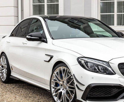 Covers on the front fenders (for coupe/cabriolet C63 AMG 2015-2019, Carbon) for Mercedes C-class W205 2014-2021 - image 7