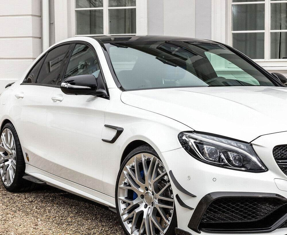 Carbon Front Fender Covers (for Coupe/Cabriolet C63 AMG 2015-2019) for Mercedes C-сlass W205 2014-2021 - image 7