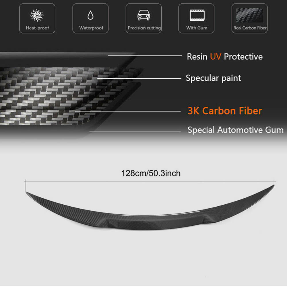 Spoiler V3 (Carbon) for Alfa Romeo Giulia 2016-2022 - image 7